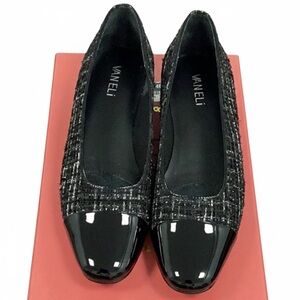 Vaneli Women's Black Flats 8 N